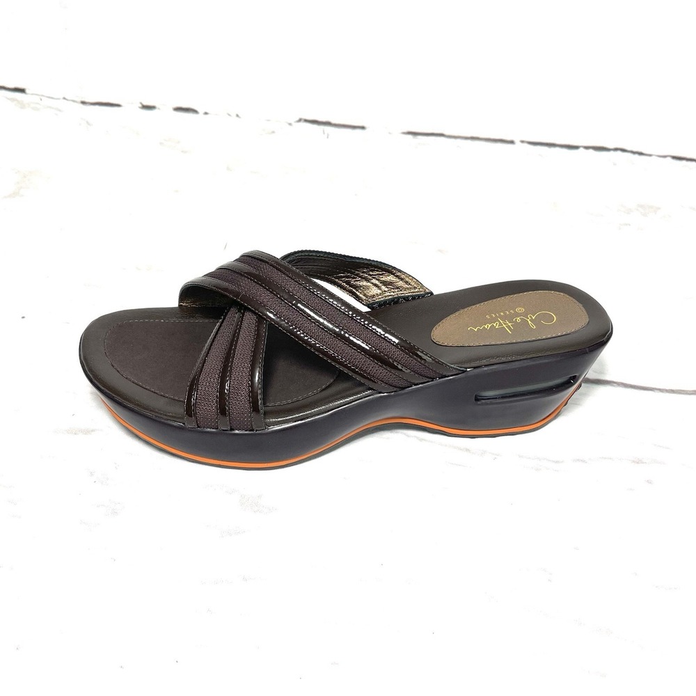 Cole Haan Shoes Women's 7B Brown Sandals Slides NikeAir Platform New